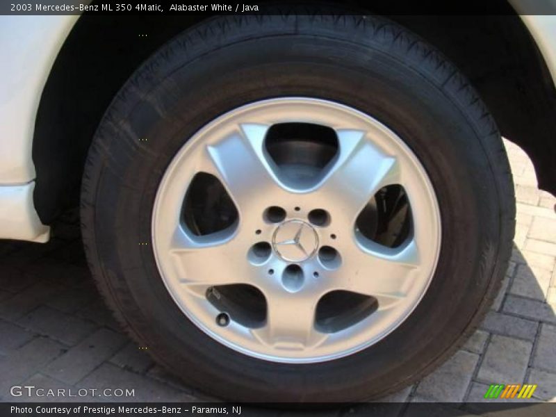 Alabaster White / Java 2003 Mercedes-Benz ML 350 4Matic