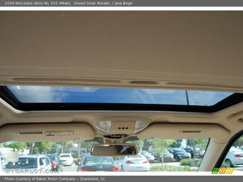 Desert Silver Metallic / Java Beige 2004 Mercedes-Benz ML 350 4Matic