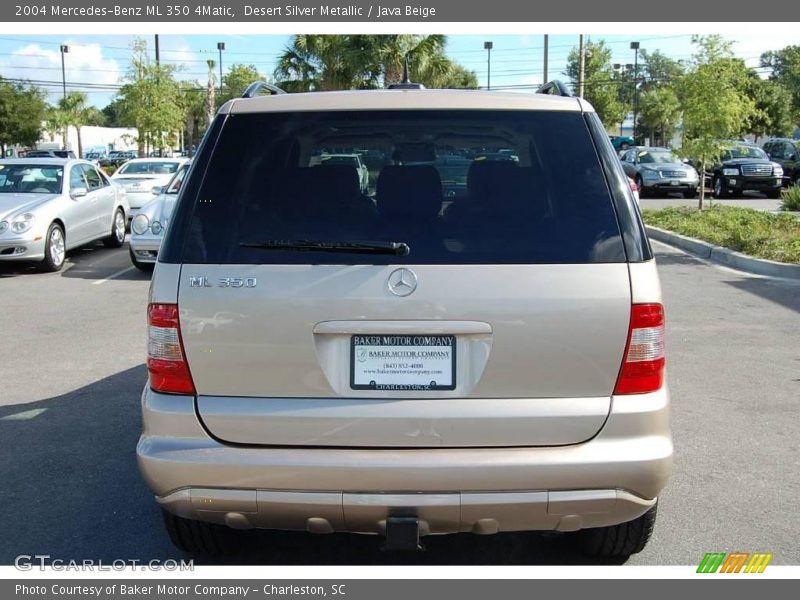 Desert Silver Metallic / Java Beige 2004 Mercedes-Benz ML 350 4Matic