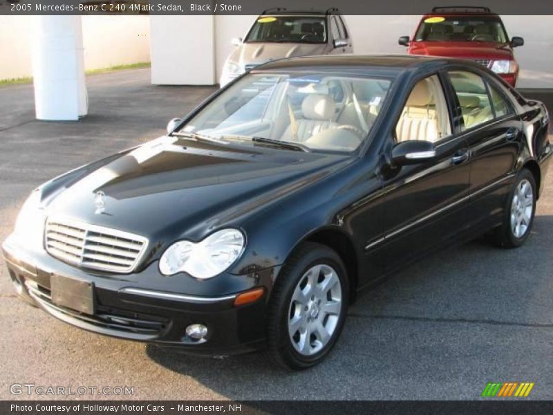 Black / Stone 2005 Mercedes-Benz C 240 4Matic Sedan