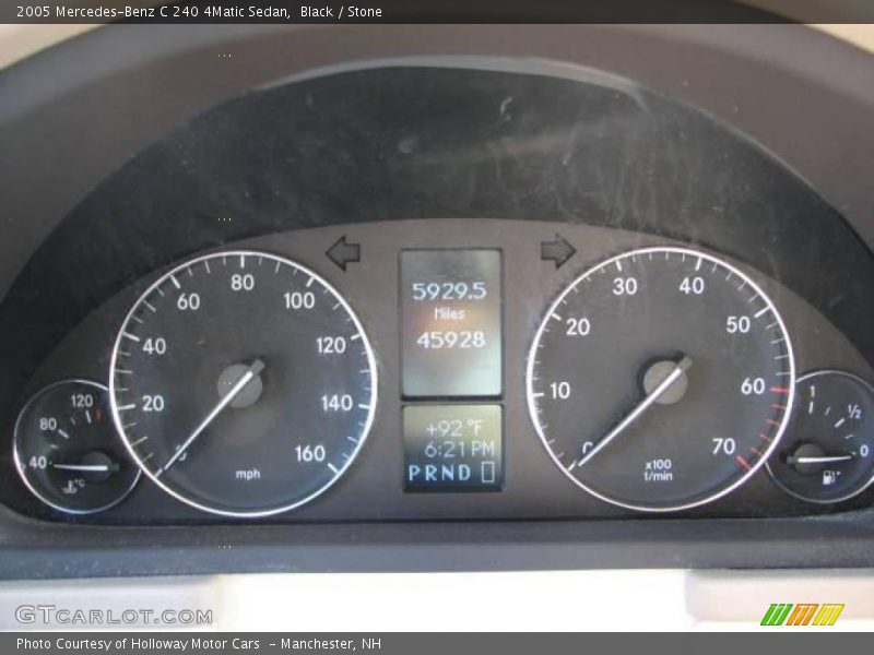 Black / Stone 2005 Mercedes-Benz C 240 4Matic Sedan