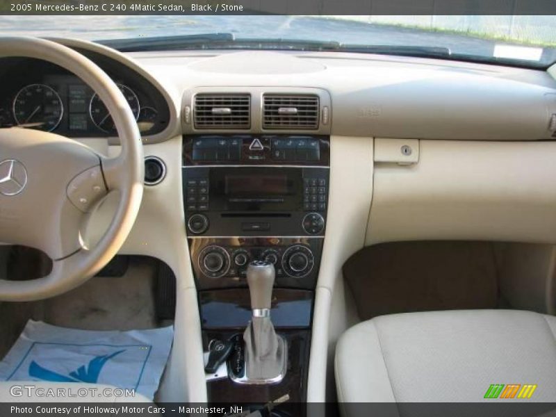 Black / Stone 2005 Mercedes-Benz C 240 4Matic Sedan