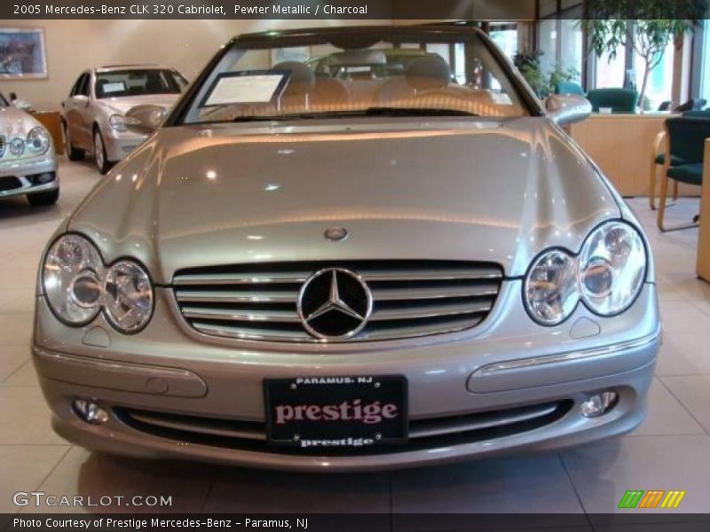 Pewter Metallic / Charcoal 2005 Mercedes-Benz CLK 320 Cabriolet