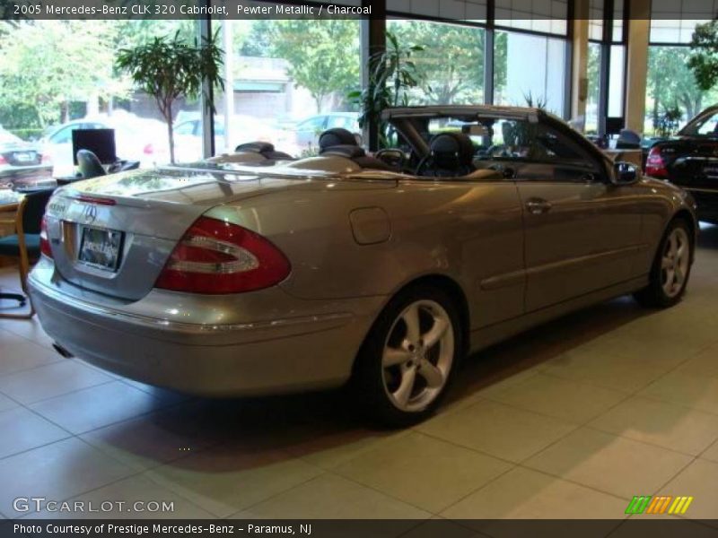 Pewter Metallic / Charcoal 2005 Mercedes-Benz CLK 320 Cabriolet