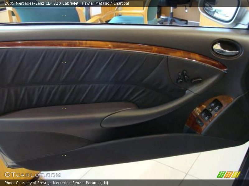 Pewter Metallic / Charcoal 2005 Mercedes-Benz CLK 320 Cabriolet