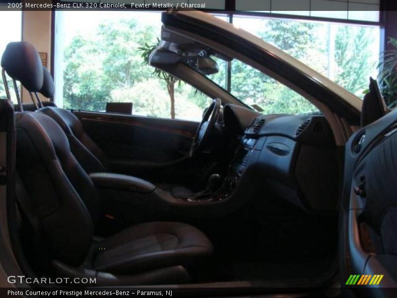 Pewter Metallic / Charcoal 2005 Mercedes-Benz CLK 320 Cabriolet