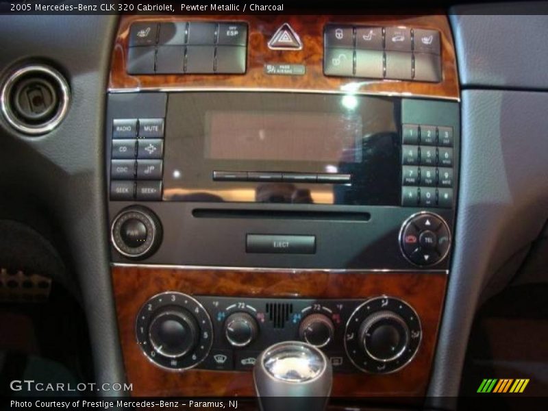 Pewter Metallic / Charcoal 2005 Mercedes-Benz CLK 320 Cabriolet