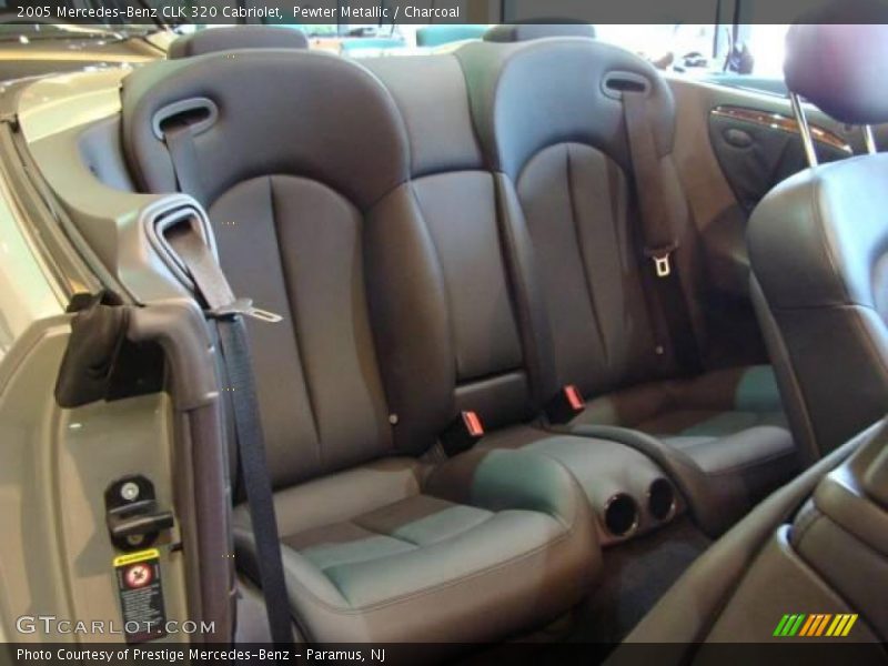 Pewter Metallic / Charcoal 2005 Mercedes-Benz CLK 320 Cabriolet