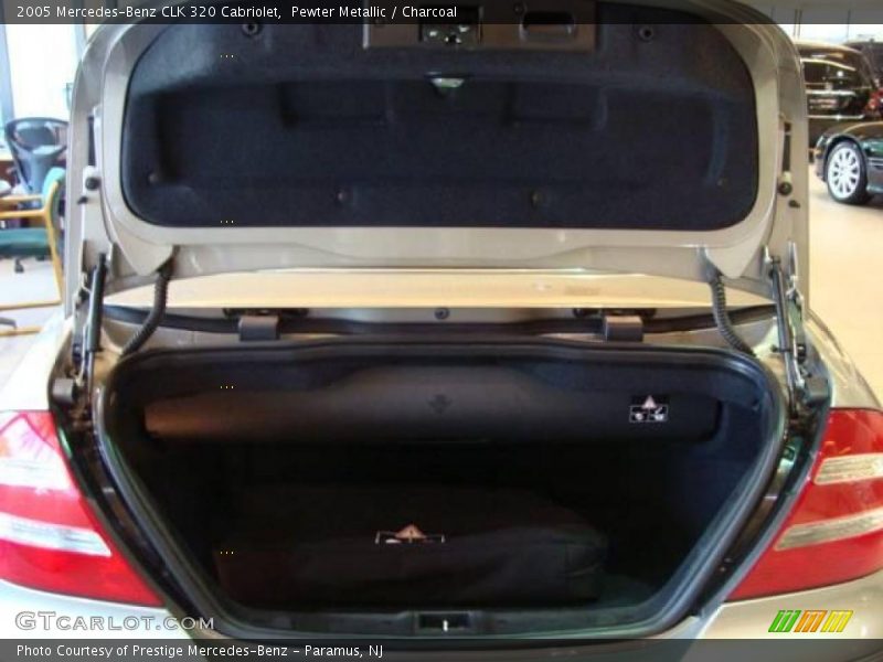 Pewter Metallic / Charcoal 2005 Mercedes-Benz CLK 320 Cabriolet