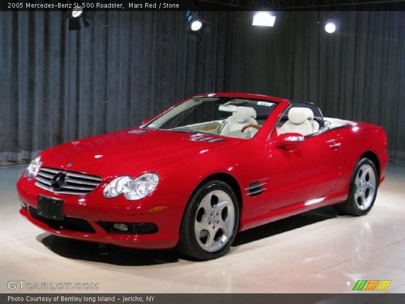 Mars Red / Stone 2005 Mercedes-Benz SL 500 Roadster