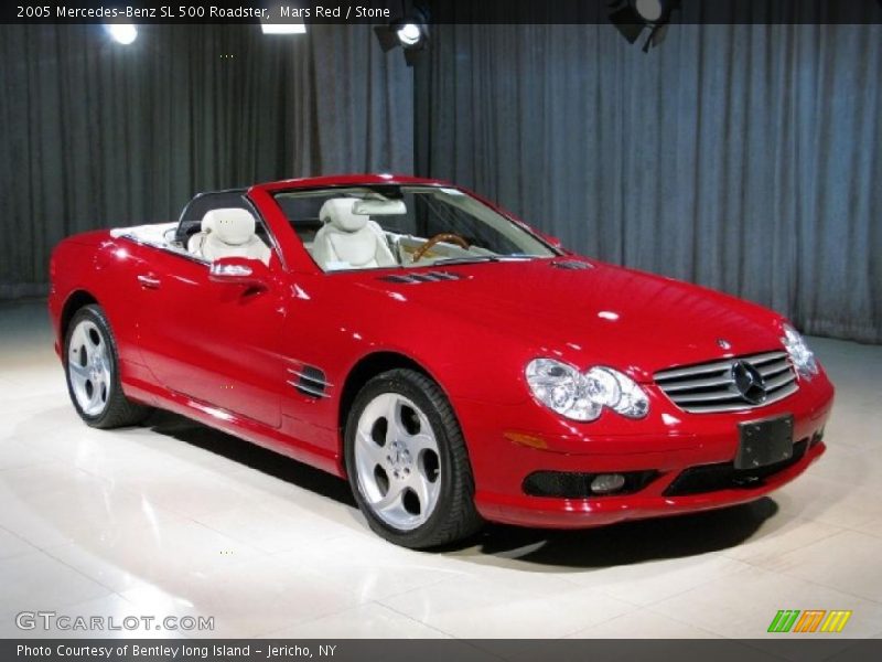 Mars Red / Stone 2005 Mercedes-Benz SL 500 Roadster
