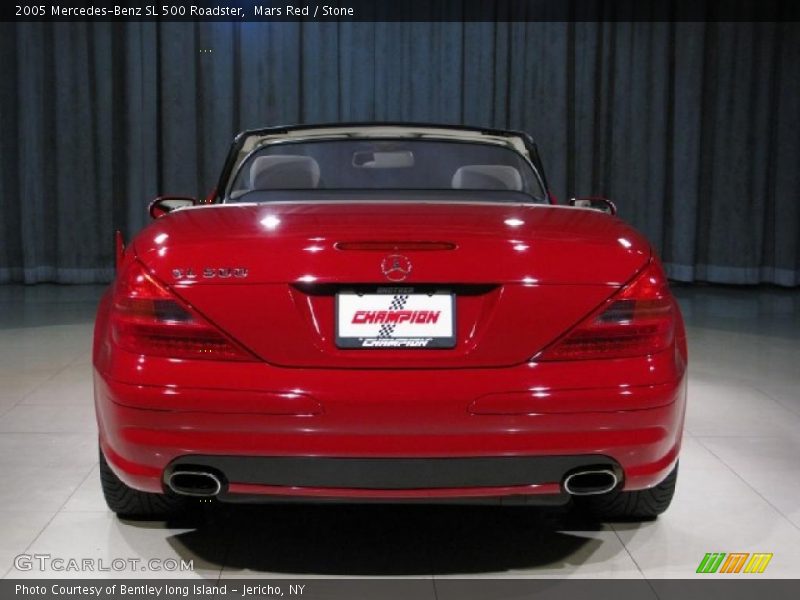 Mars Red / Stone 2005 Mercedes-Benz SL 500 Roadster