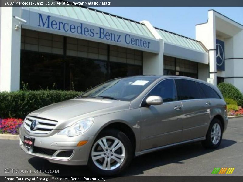 Pewter Metallic / Black 2007 Mercedes-Benz R 500 4Matic