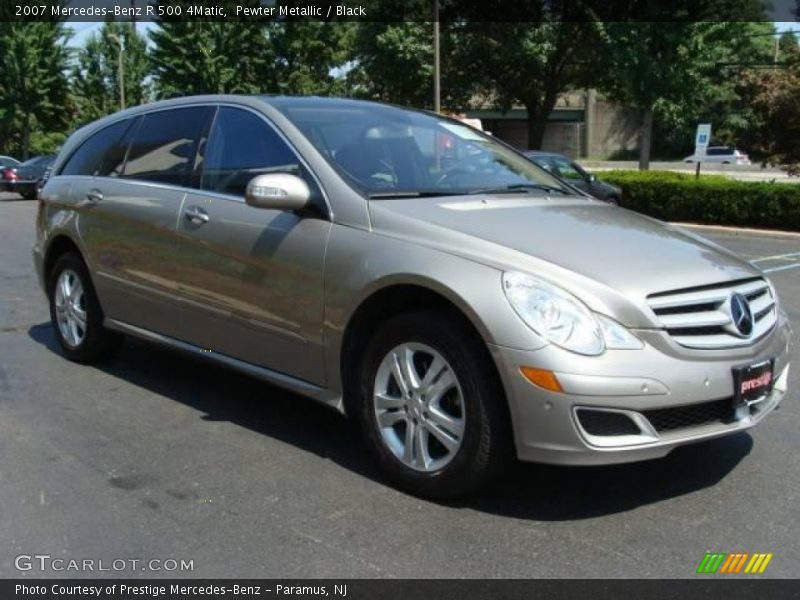 Pewter Metallic / Black 2007 Mercedes-Benz R 500 4Matic
