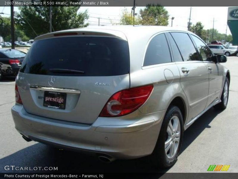 Pewter Metallic / Black 2007 Mercedes-Benz R 500 4Matic