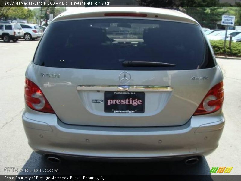 Pewter Metallic / Black 2007 Mercedes-Benz R 500 4Matic