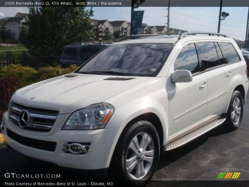 Arctic White / Macadamia 2008 Mercedes-Benz GL 450 4Matic