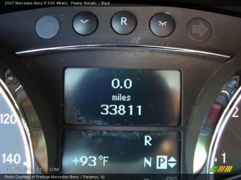Pewter Metallic / Black 2007 Mercedes-Benz R 500 4Matic