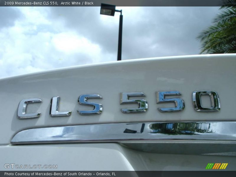 Arctic White / Black 2009 Mercedes-Benz CLS 550