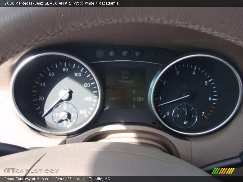 Arctic White / Macadamia 2008 Mercedes-Benz GL 450 4Matic