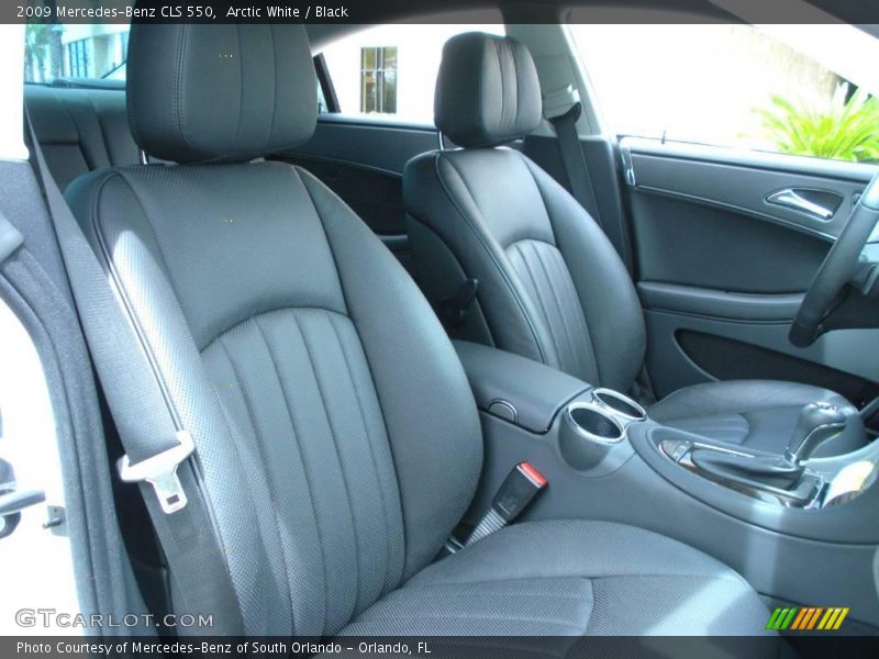 Arctic White / Black 2009 Mercedes-Benz CLS 550