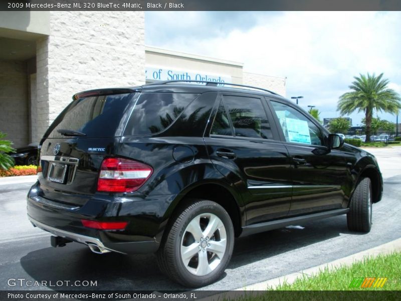 Black / Black 2009 Mercedes-Benz ML 320 BlueTec 4Matic