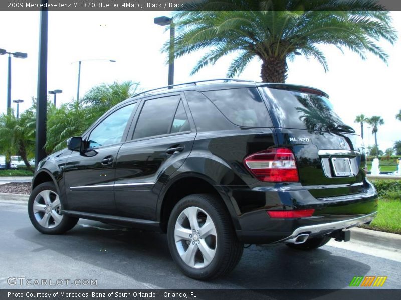 Black / Black 2009 Mercedes-Benz ML 320 BlueTec 4Matic