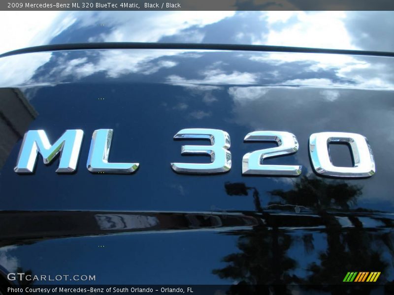 Black / Black 2009 Mercedes-Benz ML 320 BlueTec 4Matic