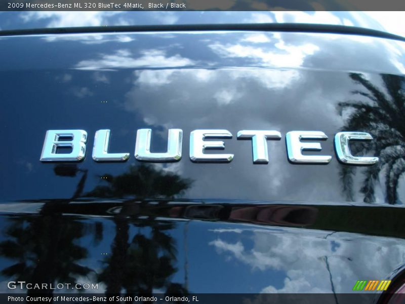Black / Black 2009 Mercedes-Benz ML 320 BlueTec 4Matic