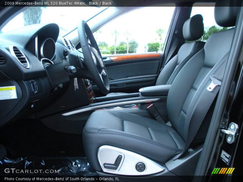 Black / Black 2009 Mercedes-Benz ML 320 BlueTec 4Matic