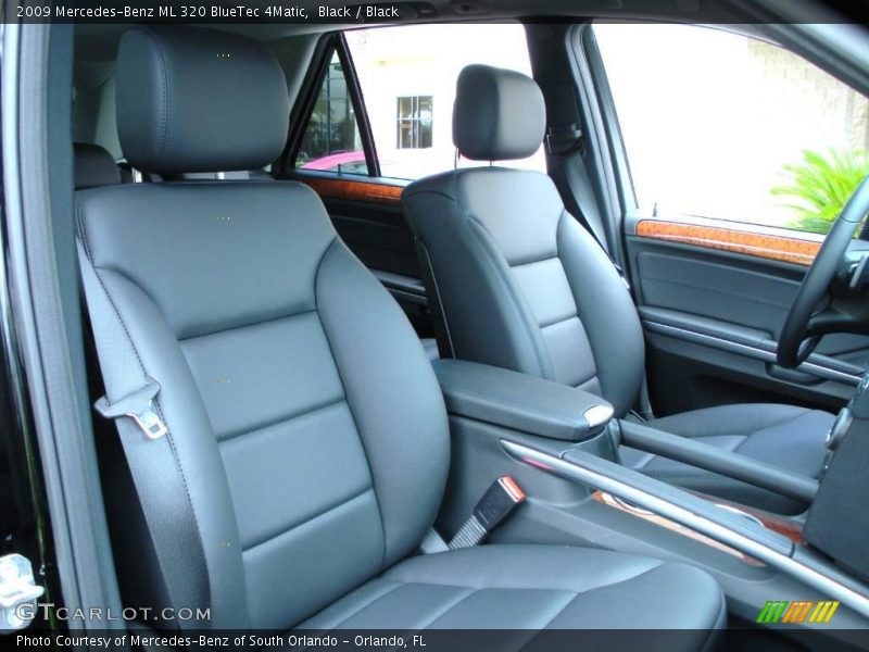 Black / Black 2009 Mercedes-Benz ML 320 BlueTec 4Matic