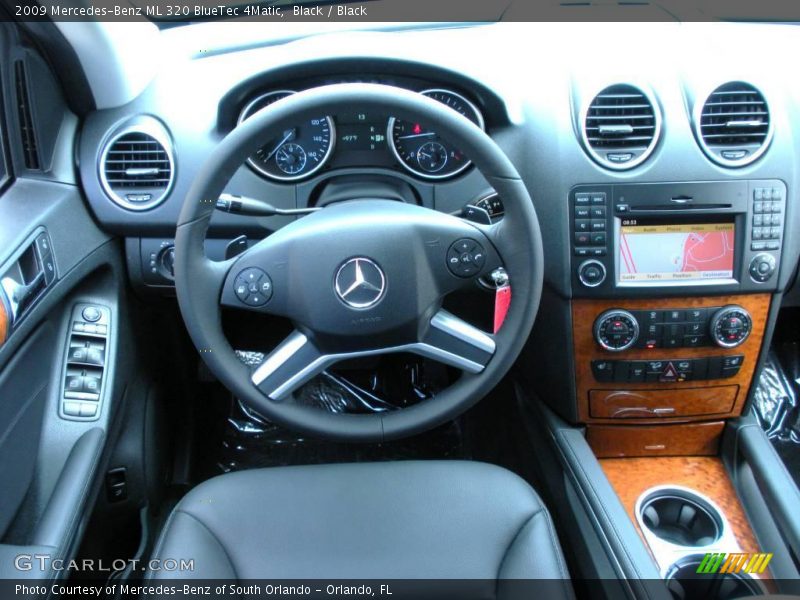 Black / Black 2009 Mercedes-Benz ML 320 BlueTec 4Matic