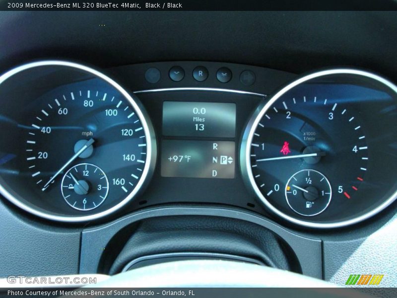 Black / Black 2009 Mercedes-Benz ML 320 BlueTec 4Matic