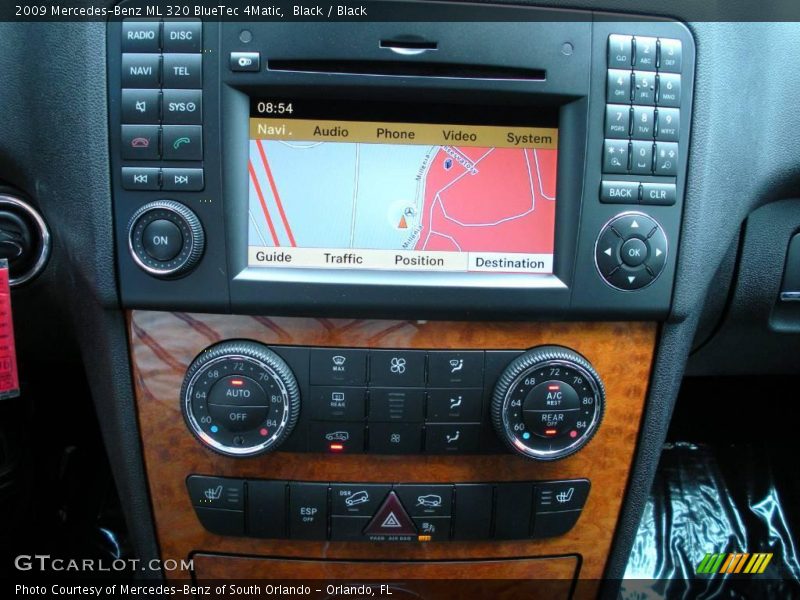 Black / Black 2009 Mercedes-Benz ML 320 BlueTec 4Matic