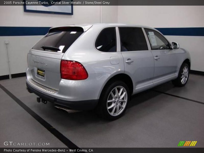 Crystal Silver Metallic / Stone/Steel Grey 2005 Porsche Cayenne Turbo