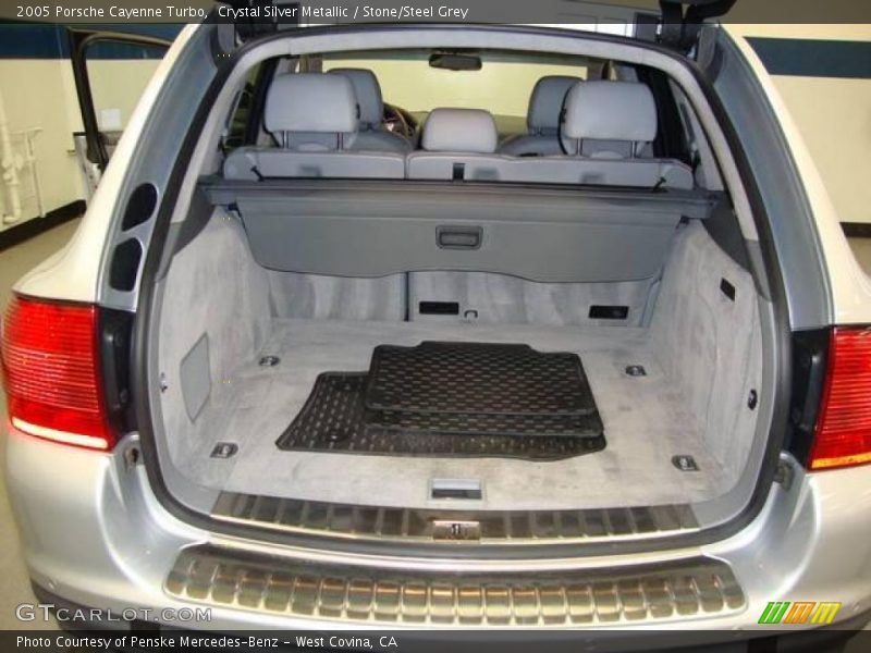 Crystal Silver Metallic / Stone/Steel Grey 2005 Porsche Cayenne Turbo