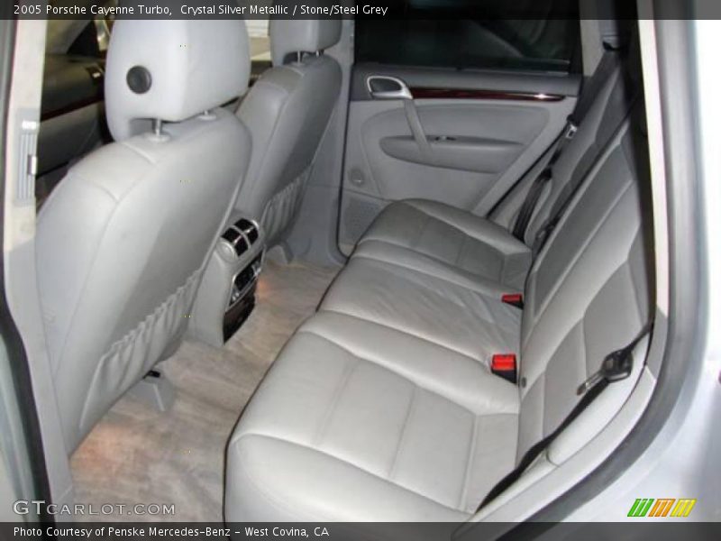 Crystal Silver Metallic / Stone/Steel Grey 2005 Porsche Cayenne Turbo
