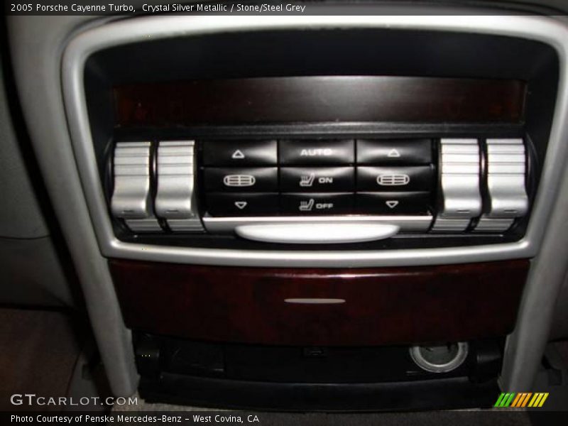 Crystal Silver Metallic / Stone/Steel Grey 2005 Porsche Cayenne Turbo