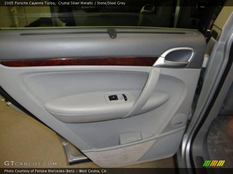 Crystal Silver Metallic / Stone/Steel Grey 2005 Porsche Cayenne Turbo