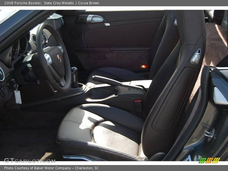 Slate Grey Metallic / Cocoa Brown 2008 Porsche Boxster