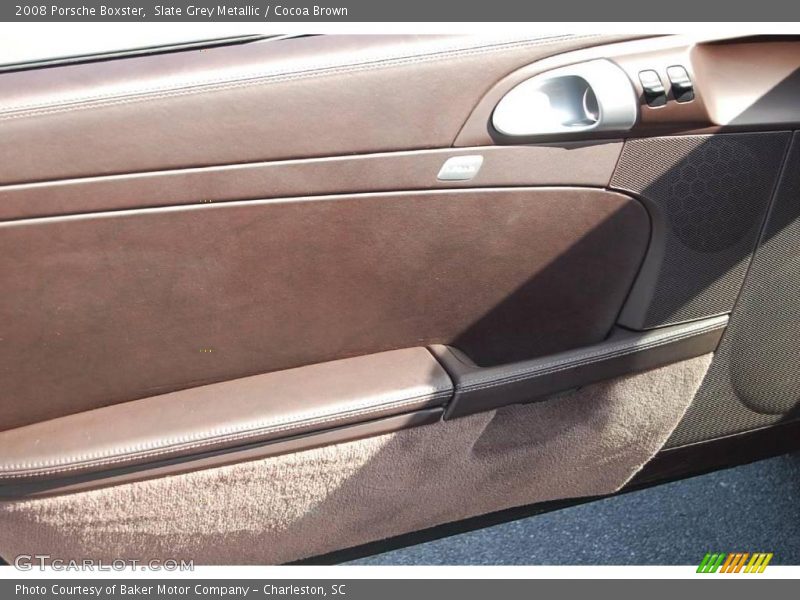 Slate Grey Metallic / Cocoa Brown 2008 Porsche Boxster