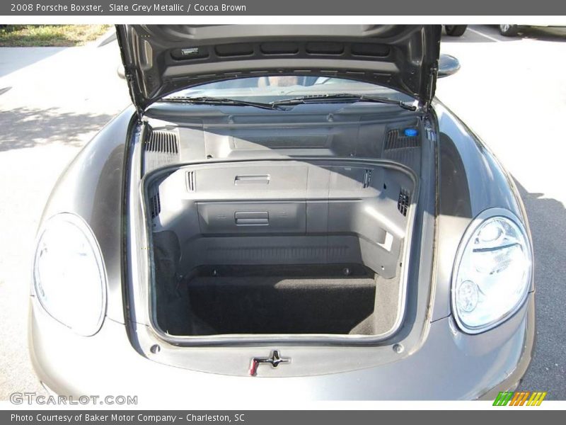 Slate Grey Metallic / Cocoa Brown 2008 Porsche Boxster