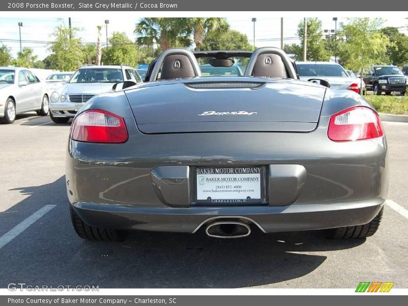 Slate Grey Metallic / Cocoa Brown 2008 Porsche Boxster