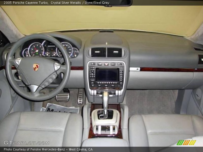 Crystal Silver Metallic / Stone/Steel Grey 2005 Porsche Cayenne Turbo