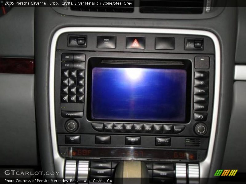 Crystal Silver Metallic / Stone/Steel Grey 2005 Porsche Cayenne Turbo