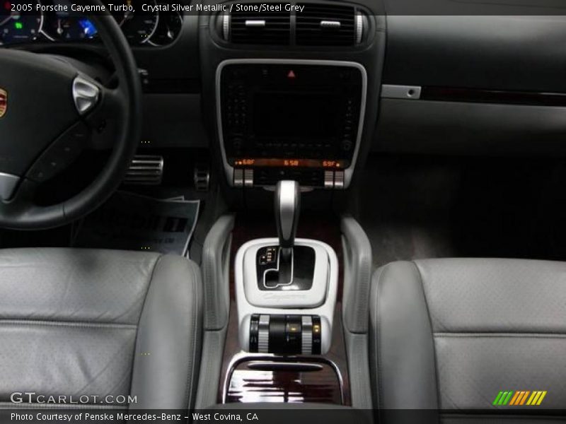Crystal Silver Metallic / Stone/Steel Grey 2005 Porsche Cayenne Turbo