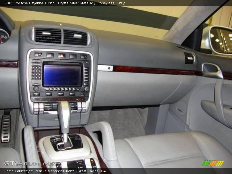 Crystal Silver Metallic / Stone/Steel Grey 2005 Porsche Cayenne Turbo