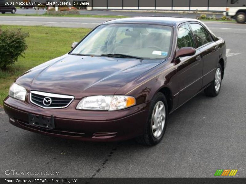 Chestnut Metallic / Beige 2001 Mazda 626 LX