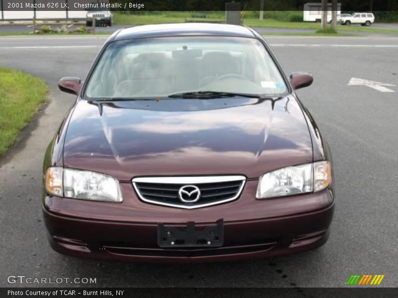 Chestnut Metallic / Beige 2001 Mazda 626 LX
