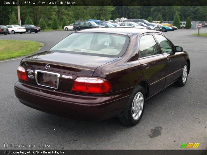 Chestnut Metallic / Beige 2001 Mazda 626 LX